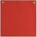 Ancra & Sline Safety Flag Heavy Duty Red 18 x 18 in 4989312